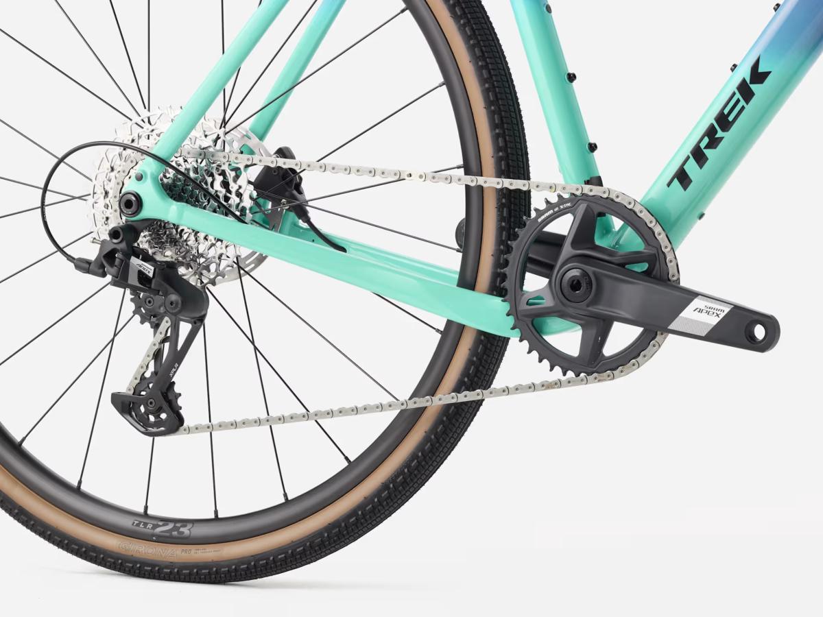 Vélo Gravel TREK Checkpoint ALR 5 3e gén. Fjord Blue to Miami Green Fade