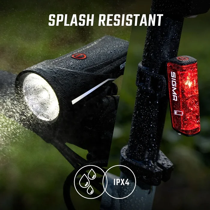 ECLAIRAGE pour vélo Kit d’éclairage Sigma Aura 100 comprenant Blaze Link