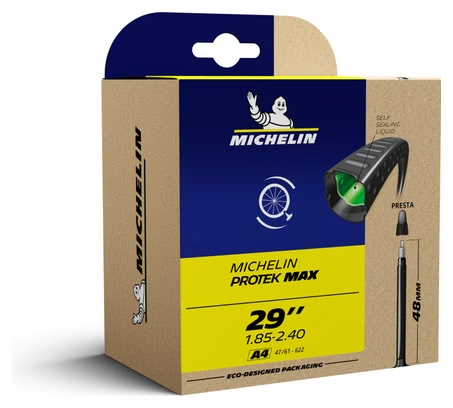 Chambres à air pour vélos électriques Michelin Protek Max A4 29 » Presta 48mm