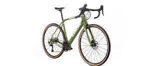 Vélo Carbone Gravel LOOK 765 Vert Mat GRX 2x12v