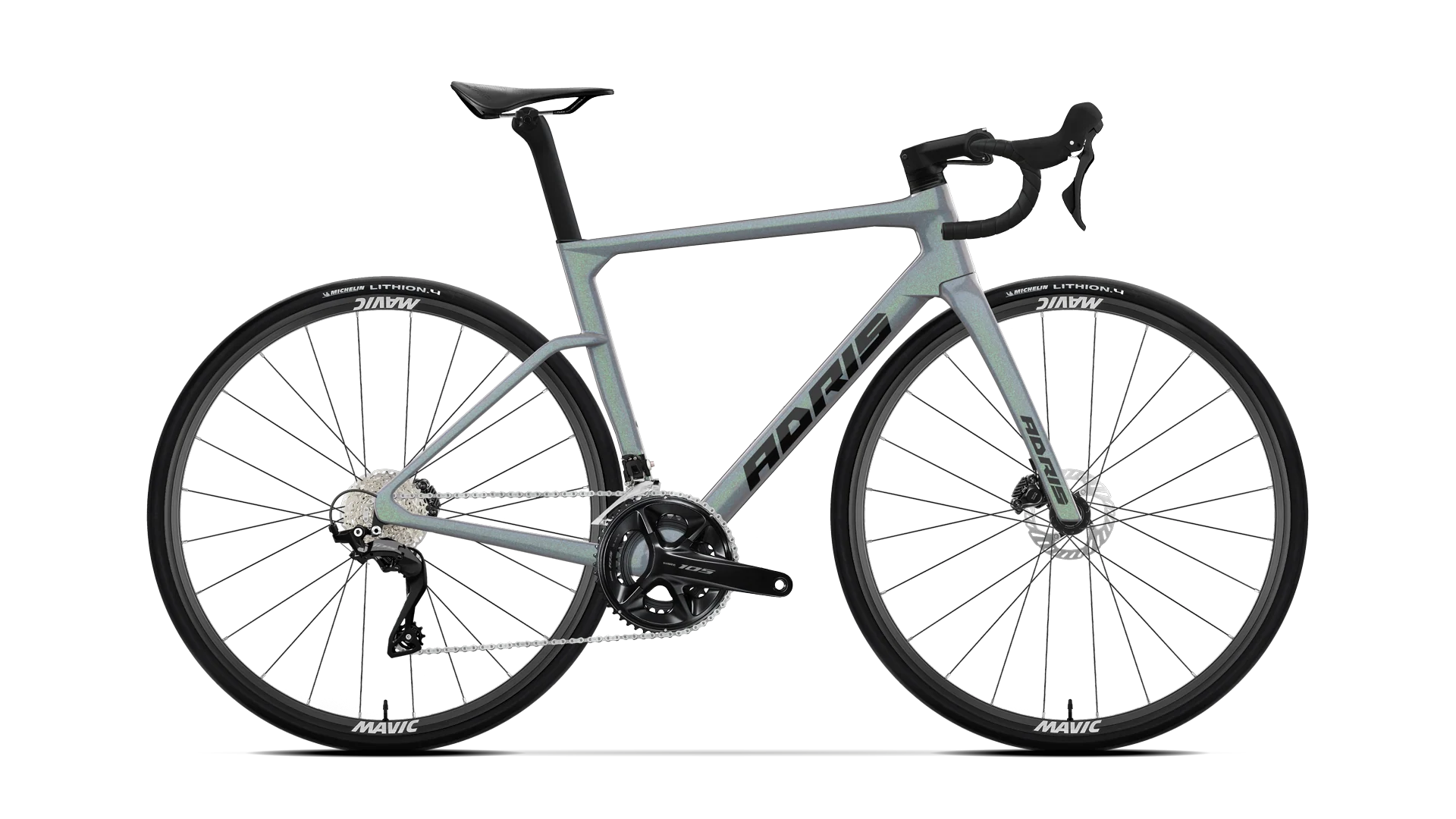 Vélo route Adris le rouleur, shimano 105 di2 12v noir