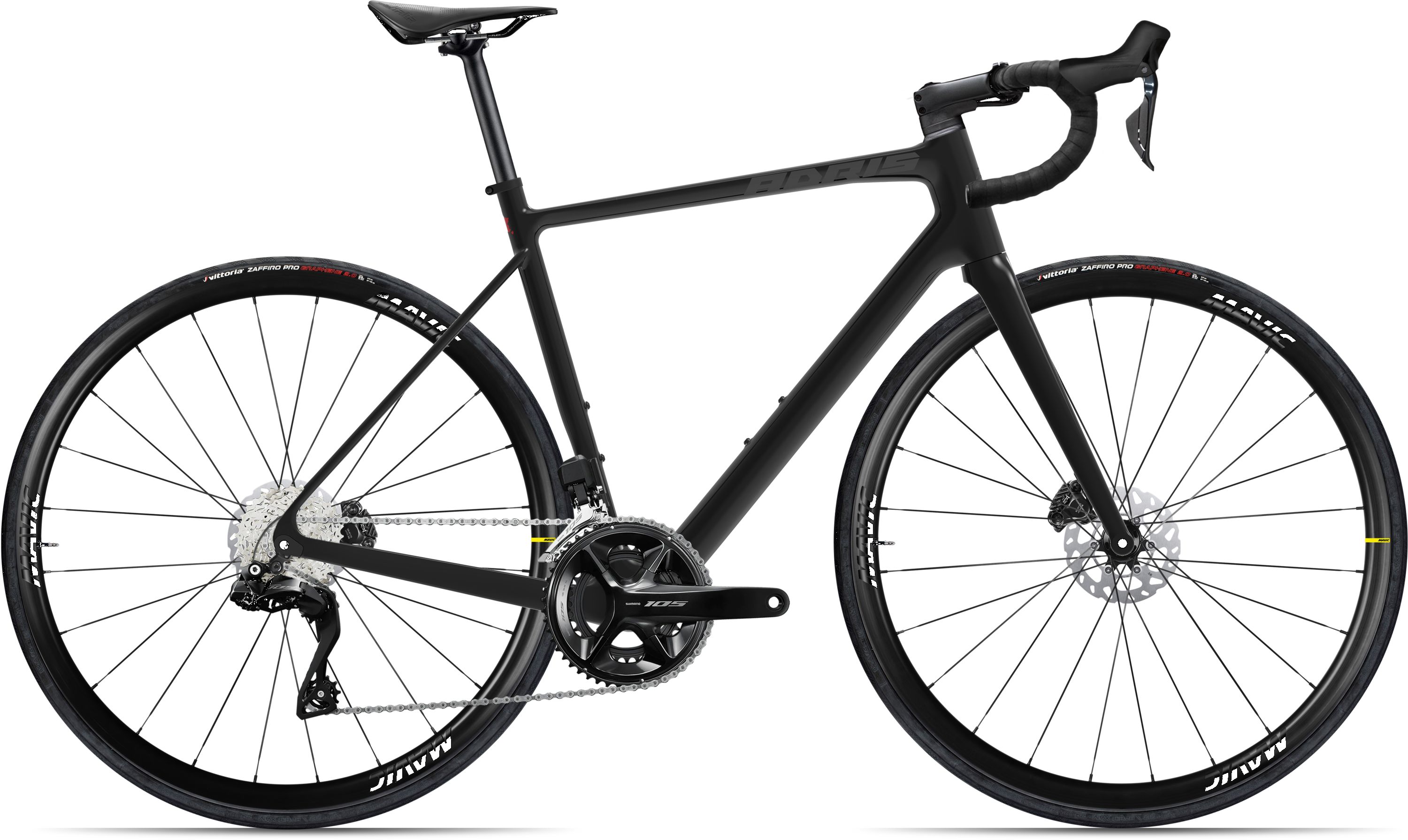 Vélo route Adris vélo route l'endurance 105 di2 12v noir charbon