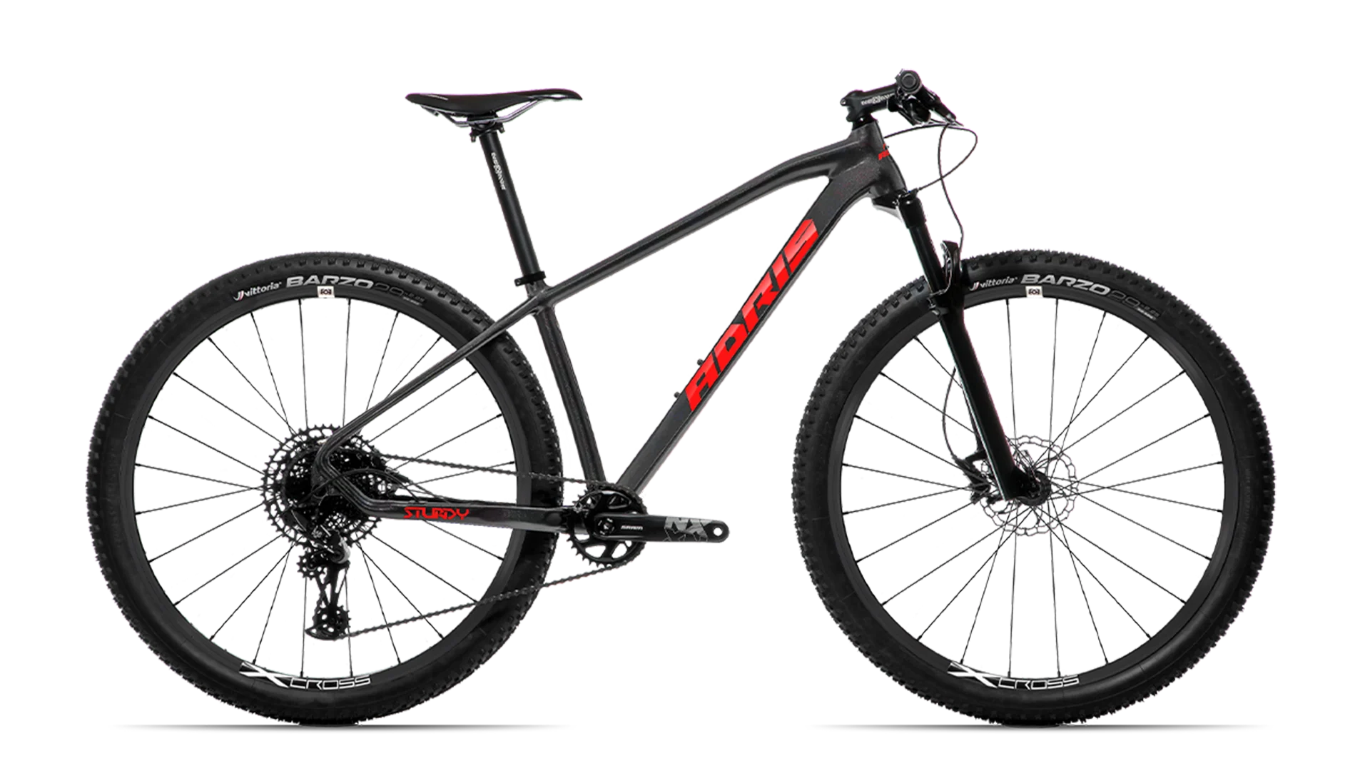 Vtt xc Adris sturdy, sram sx eagle bleu caméléon