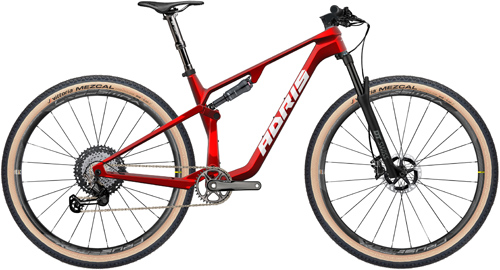 Vtt xc Adris le flexible xtr 12s rouge grenat
