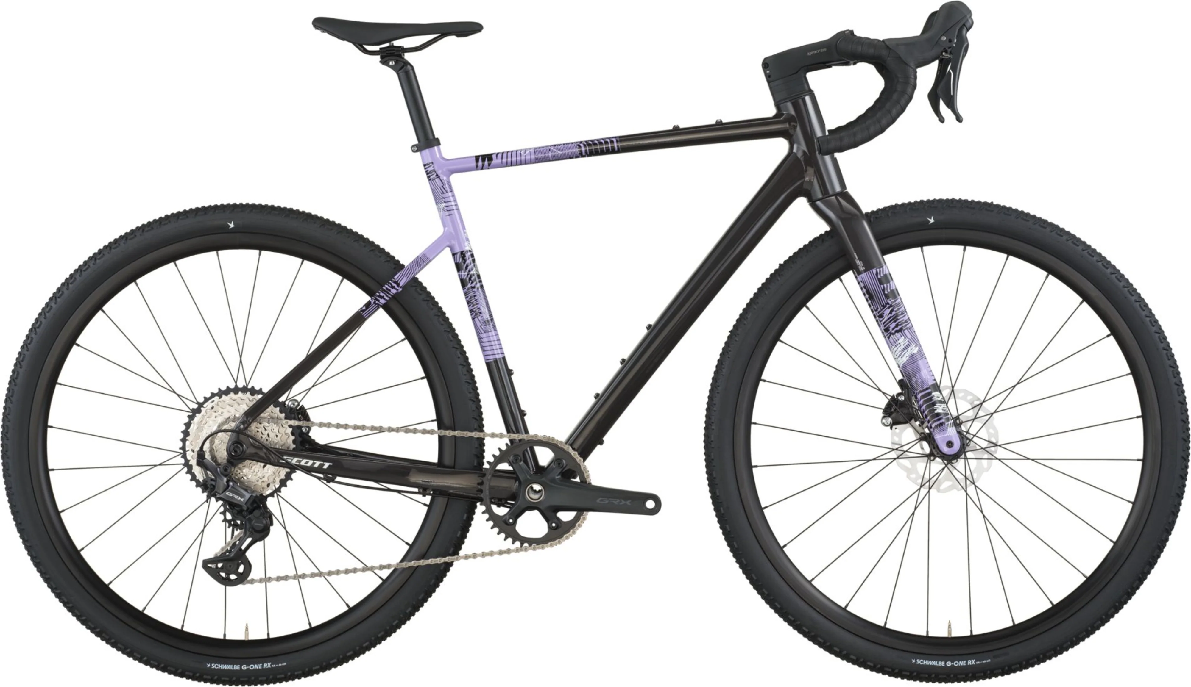 Scott Speedster Gravel 10 (2026) | Gravelbike | noir carbone/violet tulipe