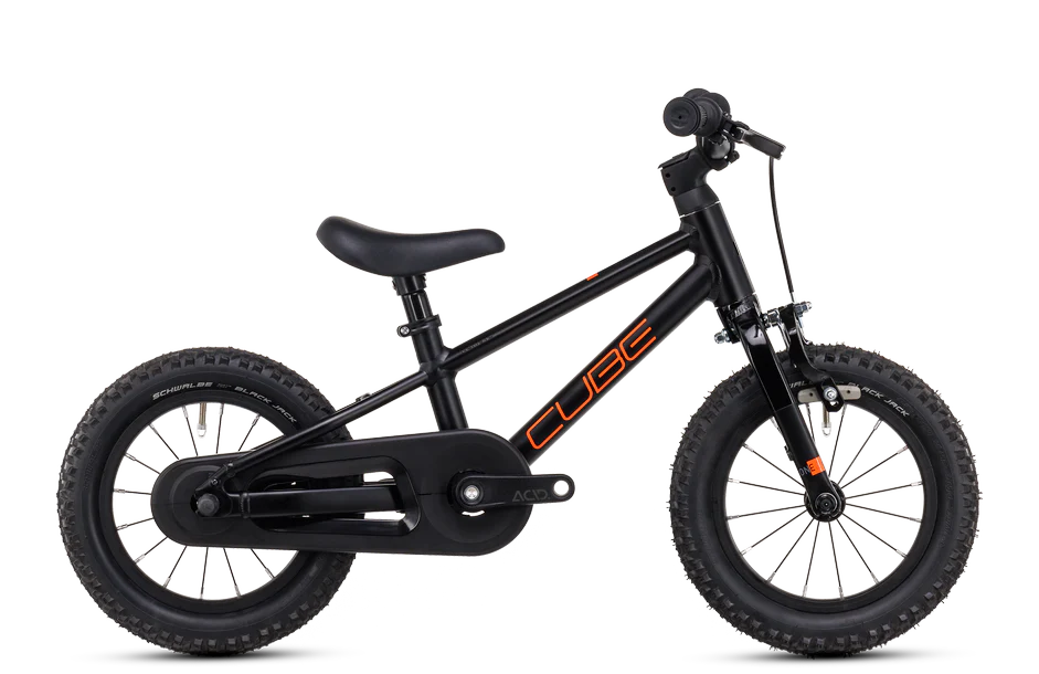 Cube Numove 120 RT (2026) | Vélo enfant 12 pouces | black´n´orange